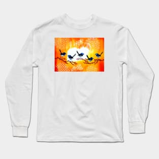 Orange 2 Long Sleeve T-Shirt